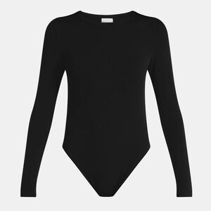 No Boundaries Seamless High Neck Bodysuit with Long Sleeves